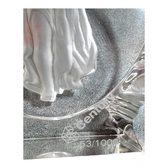 Lucite MCM Limited Edition Plate "Century" No. 53/1000 Lady Liberty Quarter 8" - Picture 3 of 7